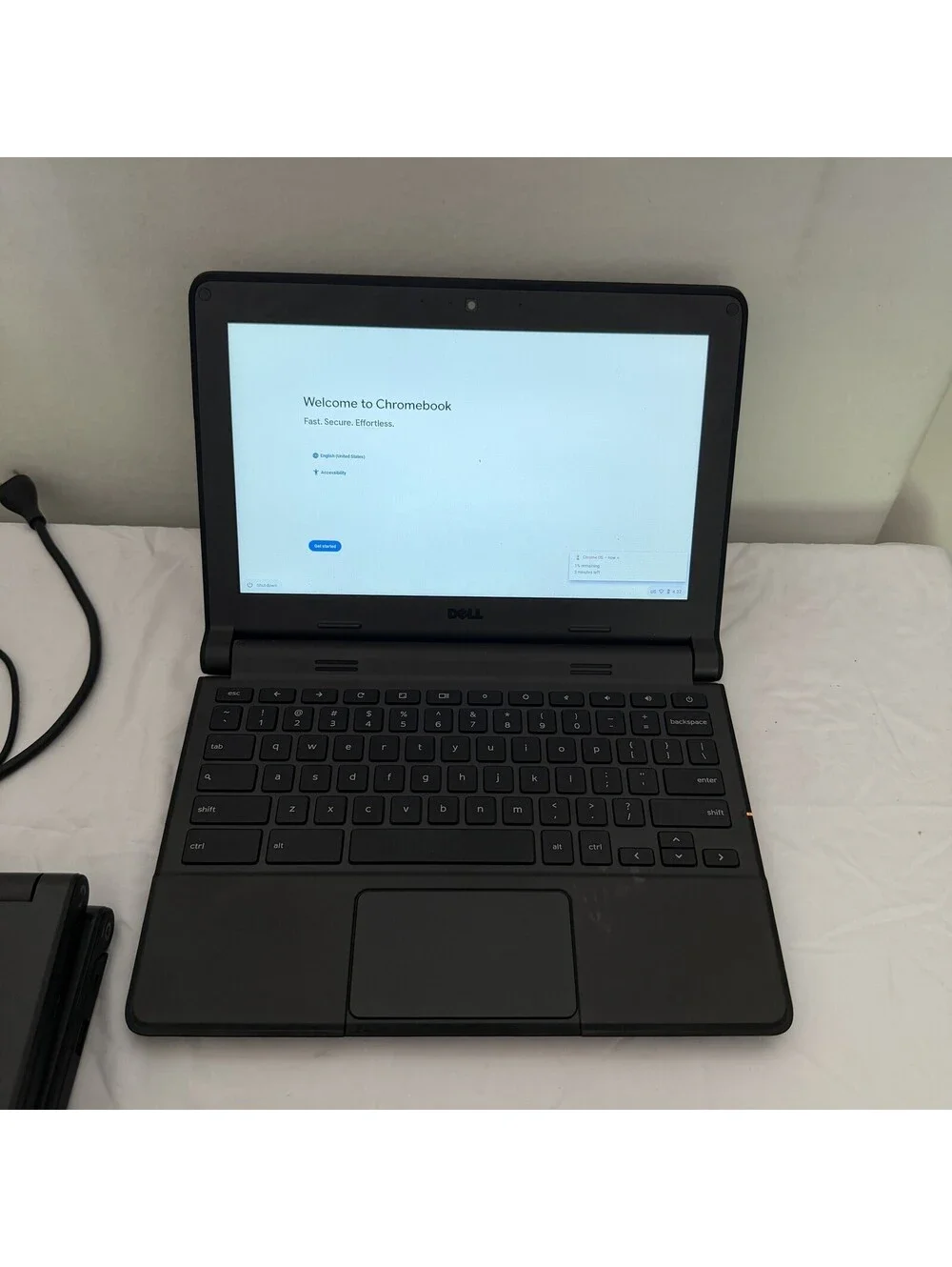 Dell Chromebook 11 P22T Laptop Black with Power Adapter